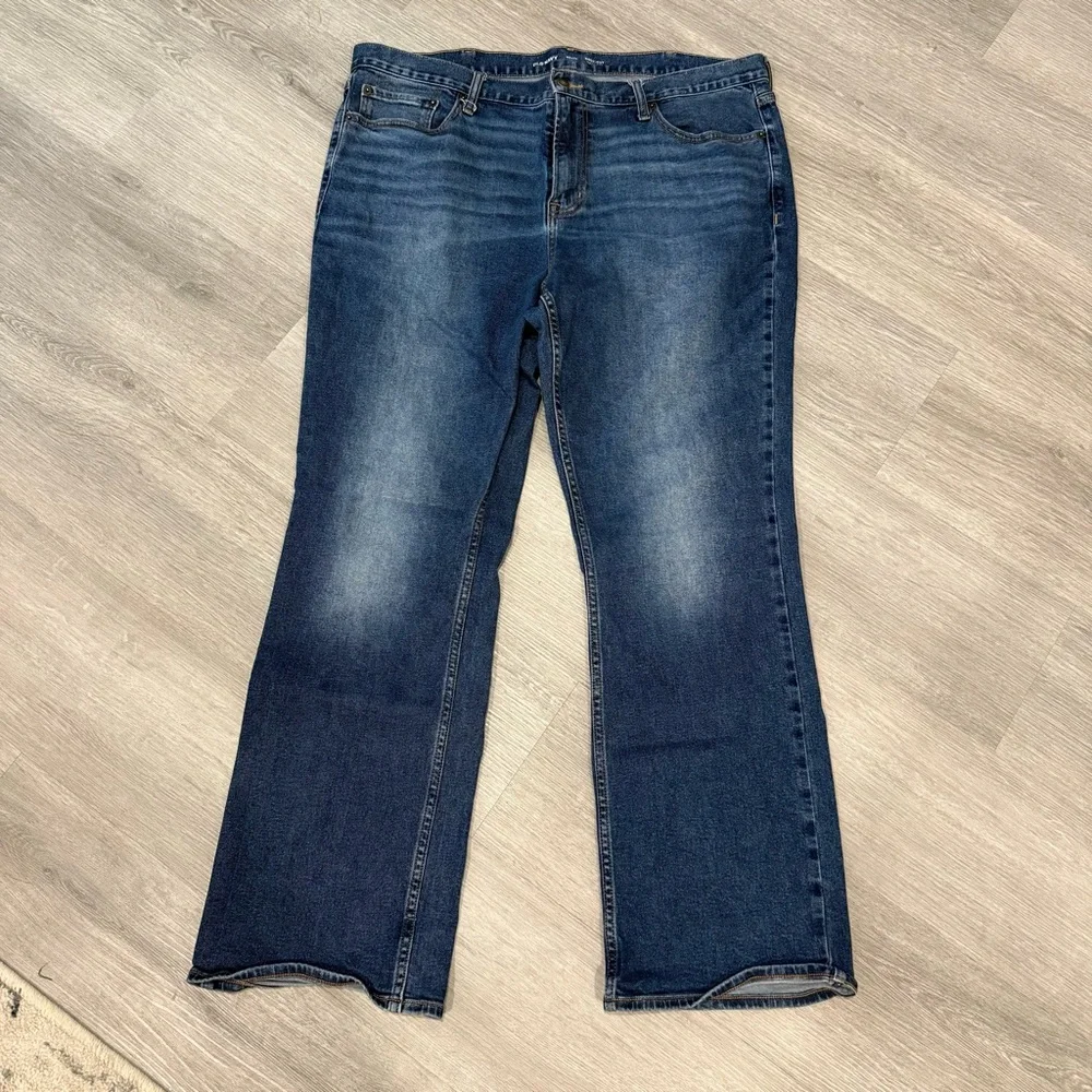 Old Navy Men's Relaxed Fit Dark Blue Jeans